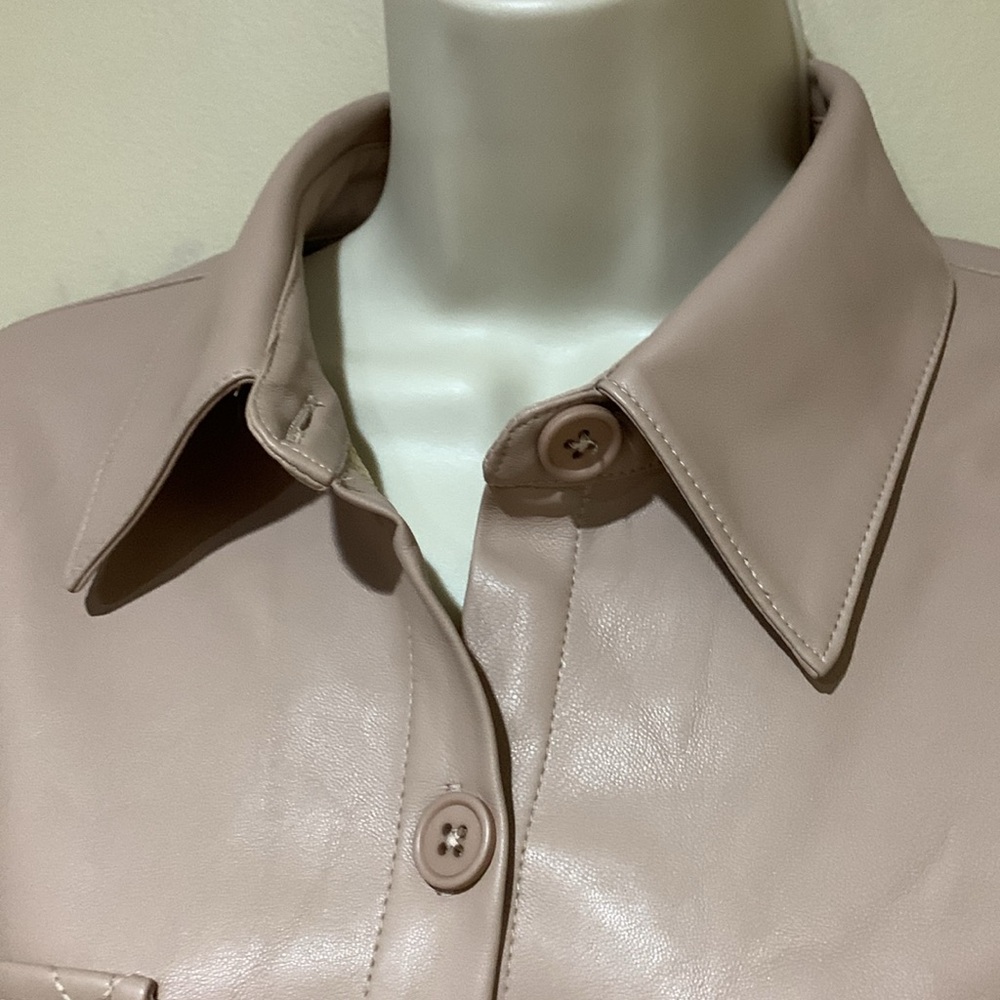 Buttery soft Vegan leather top - Picture 2 of 10